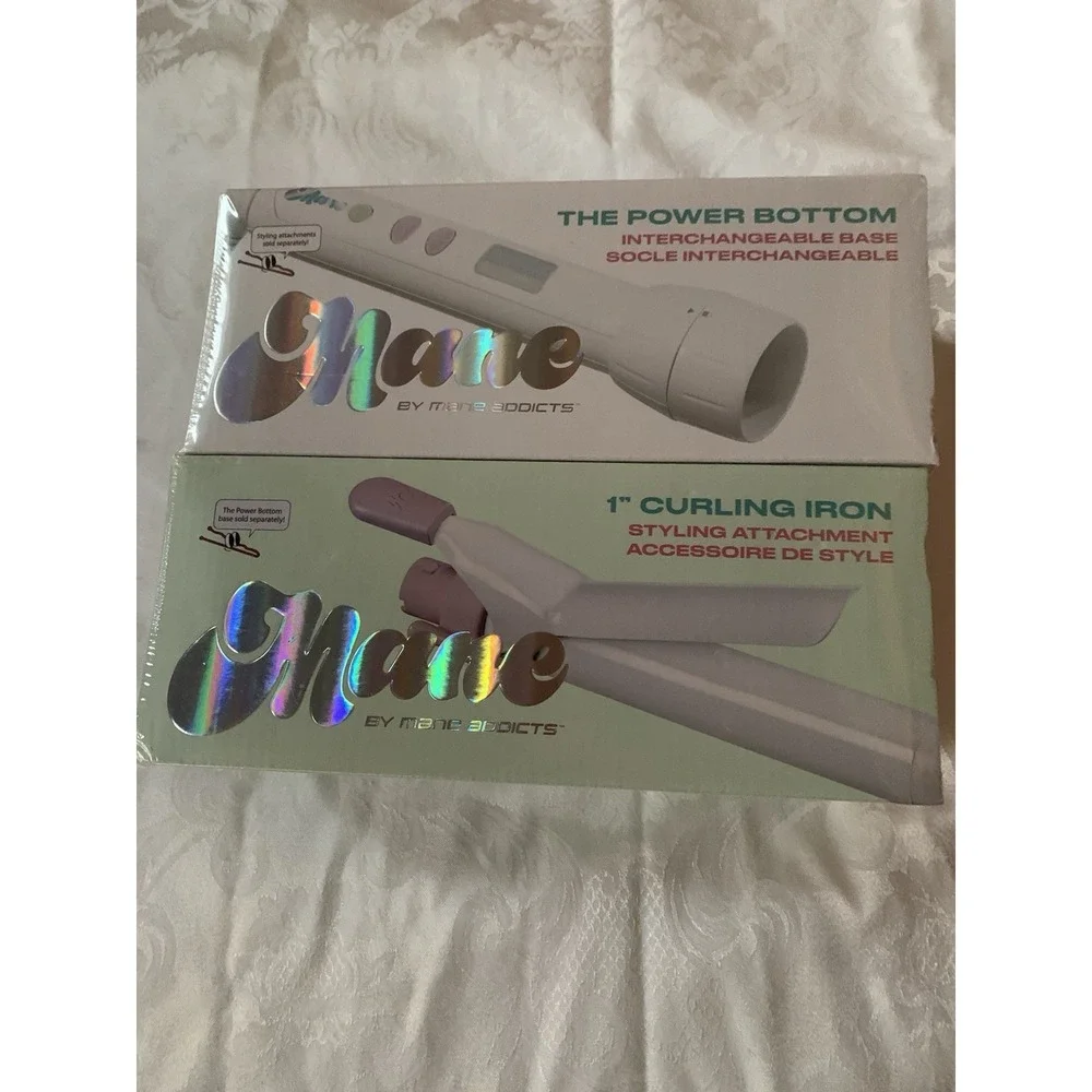Mane Addicts Power Bottom‎ and 1 Inch Curling Iron Styling Attachment
